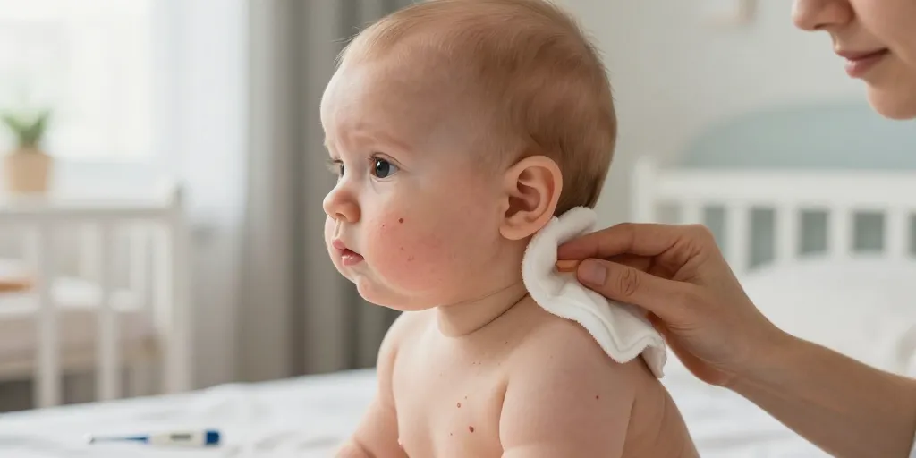 bebe boutons chaleur