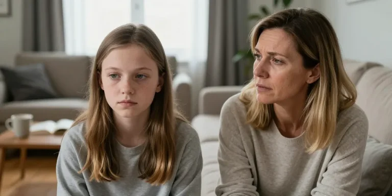 comportement différent avec maman