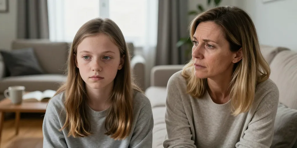 comportement différent avec maman