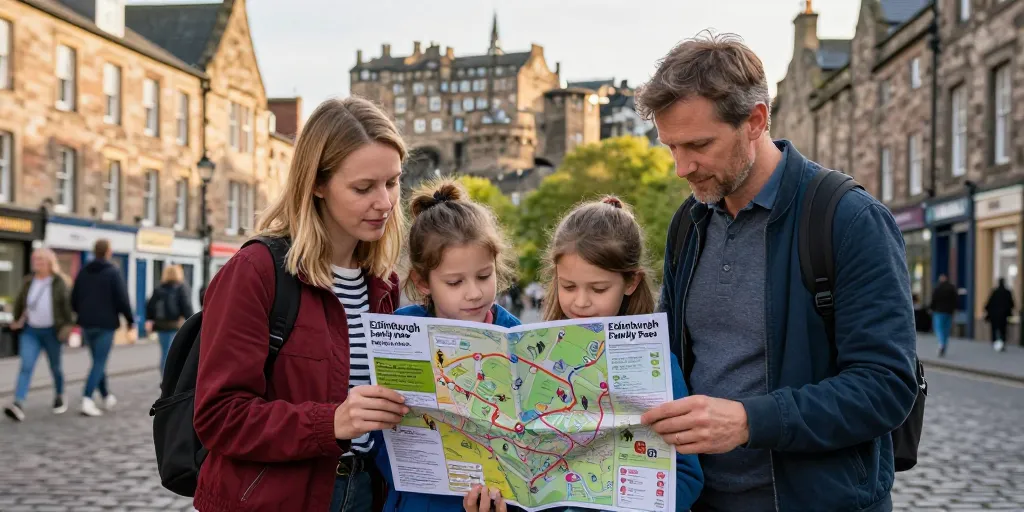 edimbourg carte touristique