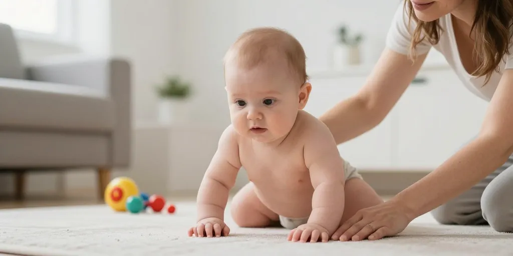 bébé ne fait pas de 4 pattes à 11 mois
