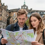 edimbourg carte touristique