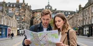 edimbourg carte touristique